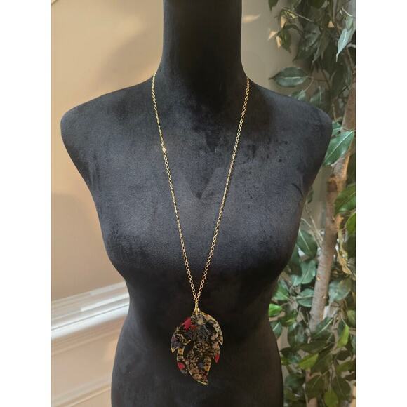 Women's Multicolor Pendent Necklace With Lobster Chain Claw Clasp - Picture 1 of 6